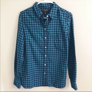 ❄️Banana Republic ClassicFit Plaid Button Down Top